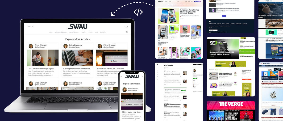 Full Website + Blog Integration